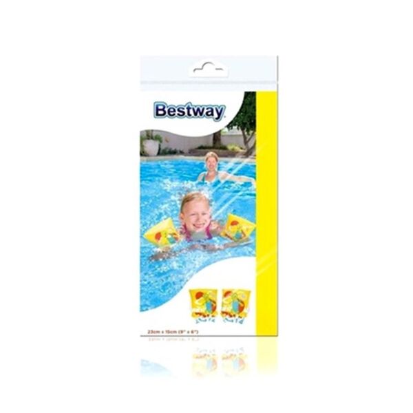 Bestway Turtle Armbands Figürlü Şişme Deniz Kolluk 23 x 15 cm Sarı