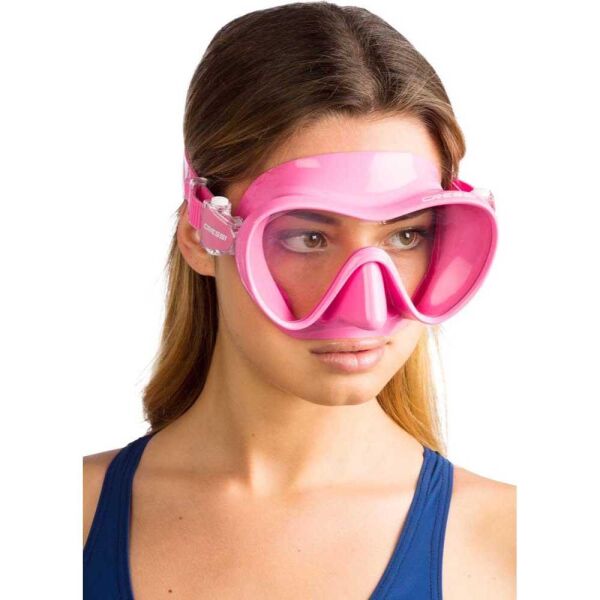 Cressi F1 Frameless Dalış Maskesi PINK - YETİŞKİN