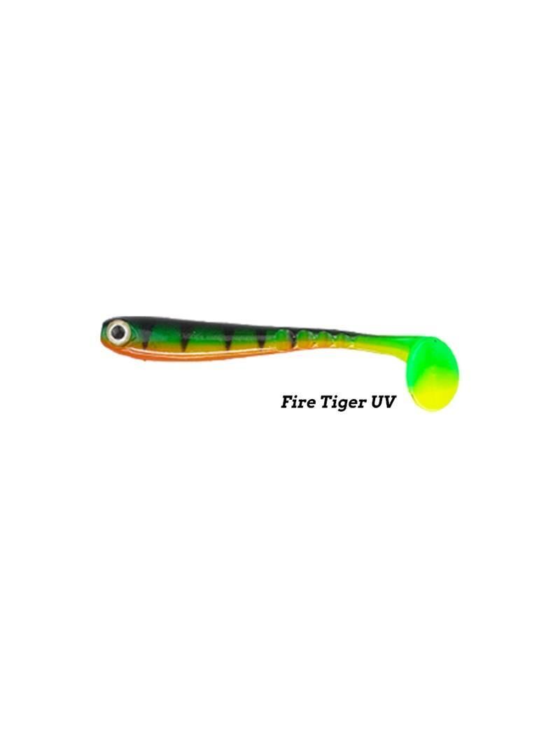 Fujin Bomb Shad 85mm Slikon Balık FIRE TIGER