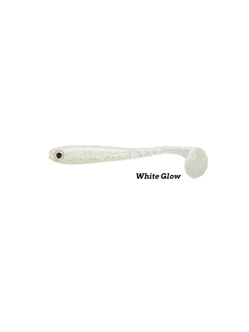 Fujin Bomb Shad 85mm Slikon Balık White Glow