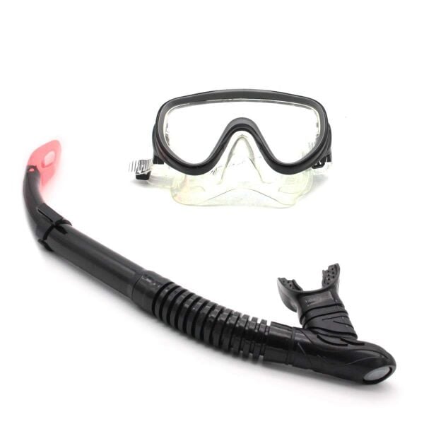 Bermuda Olimpos Sea Discovery Maske Şnorkel Set SİYAH