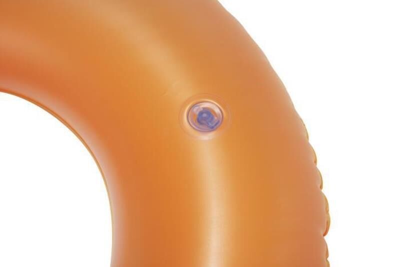 Bestway Neon Renk Şişme Simit 76 cm TURUNCU