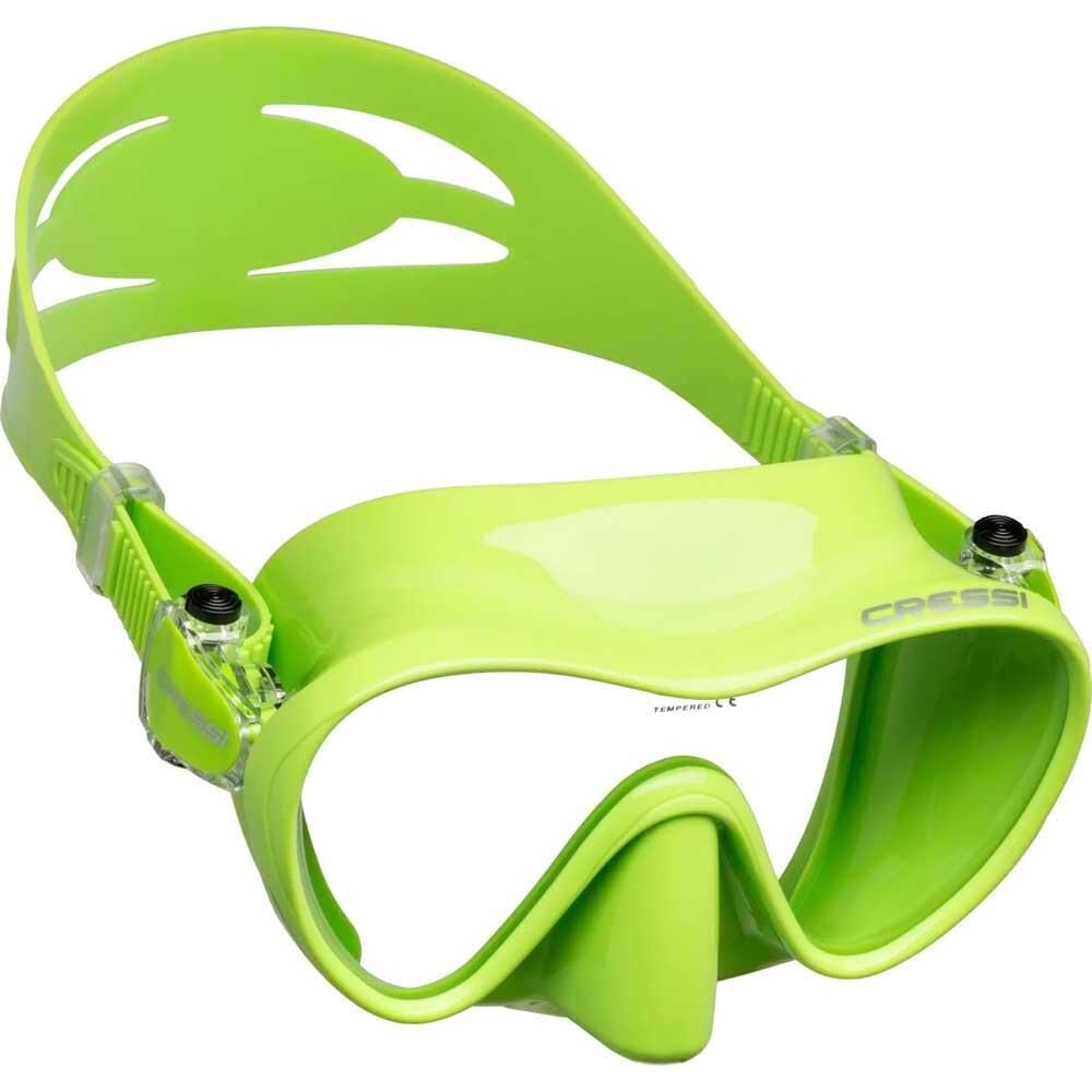 Cressi F1 Frameless Dalış Maskesi LIME - YETİŞKİN