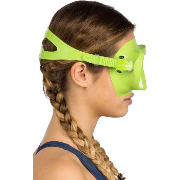 Cressi F1 Frameless Dalış Maskesi LIME - YETİŞKİN