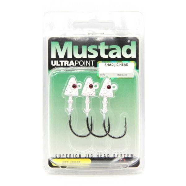 Mustad SD824 Ultrapoint Jig Head NO:1/0 - PEARL - 3,5 Gr - NO:1/0