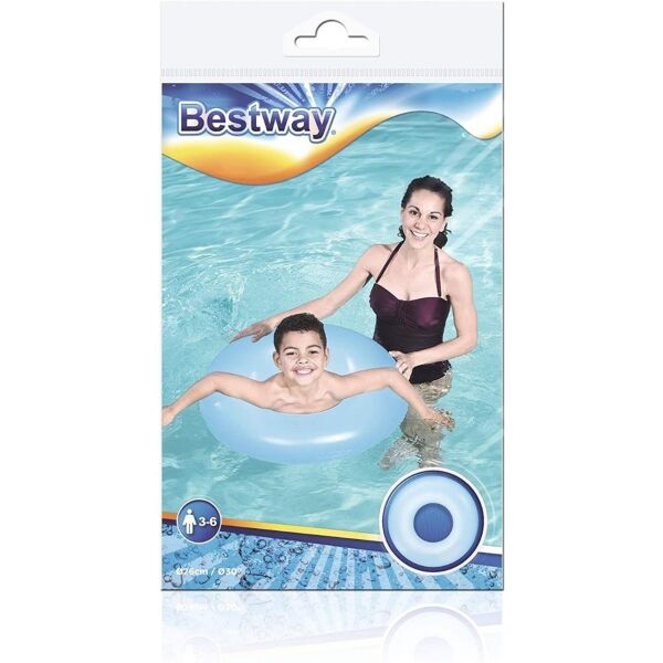 Bestway Neon Renk Şişme Simit 76 cm MAVİ