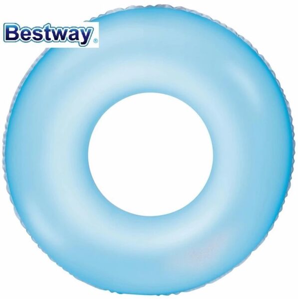Bestway Neon Renk Şişme Simit 76 cm MAVİ