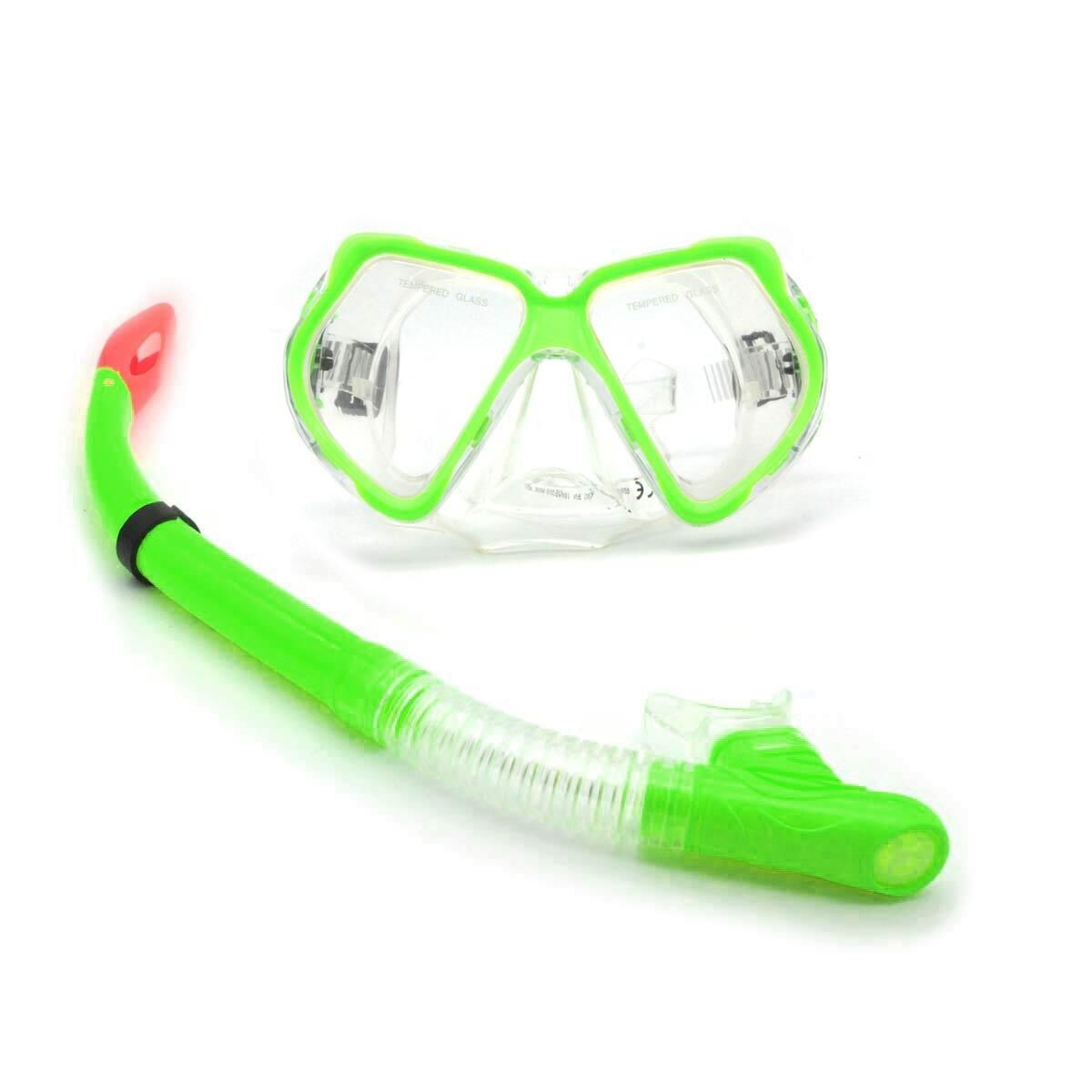 Bermuda Safari Sea Discovery Maske Şnorkel Set YEŞİL