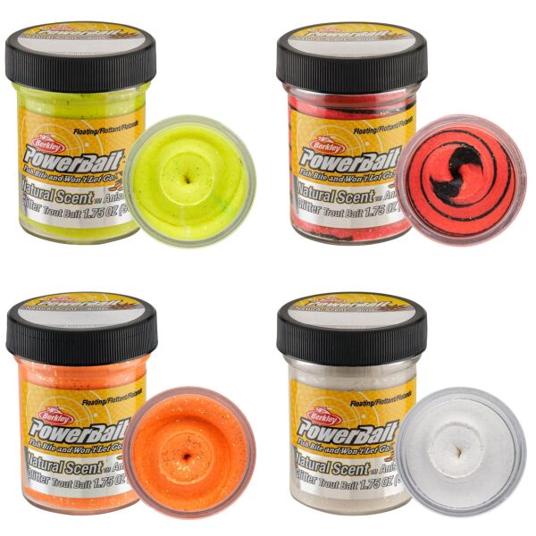 Berkley Powerbait Natural Scent Glitter Trout Bait Aniseed Alabalık Hamuru