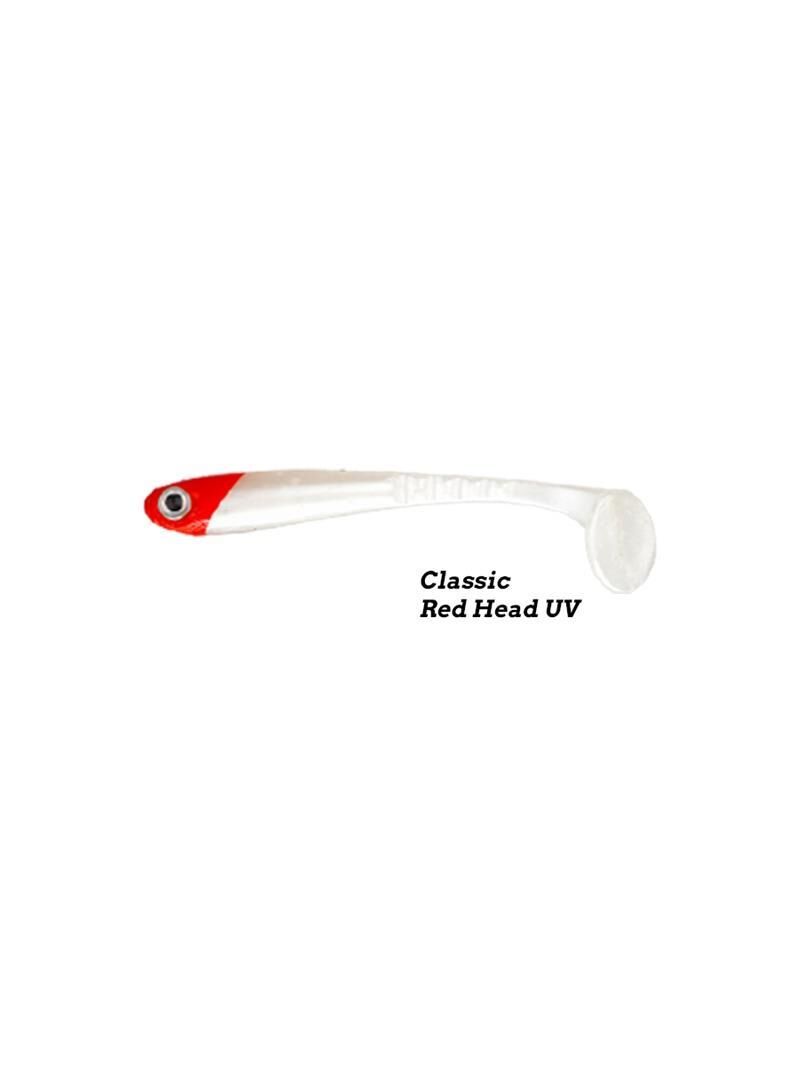 Fujin Bomb Shad 85mm Slikon Balık Classic Red Head