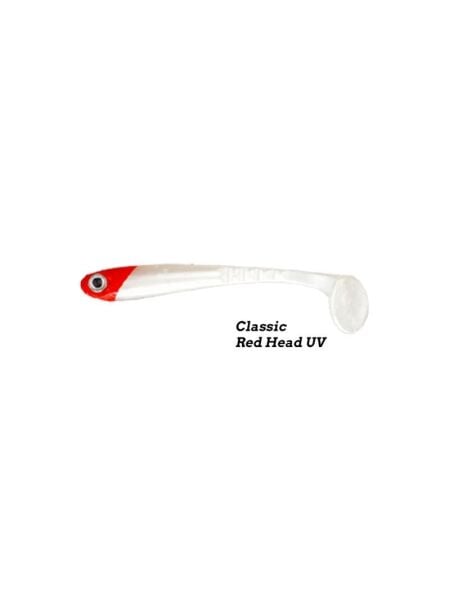 Fujin Bomb Shad 85mm Slikon Balık Classic Red Head