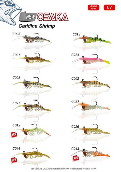 Osaka Caridina Shrimp 7.62 cm 6.5 gr Silikon Karides Yem