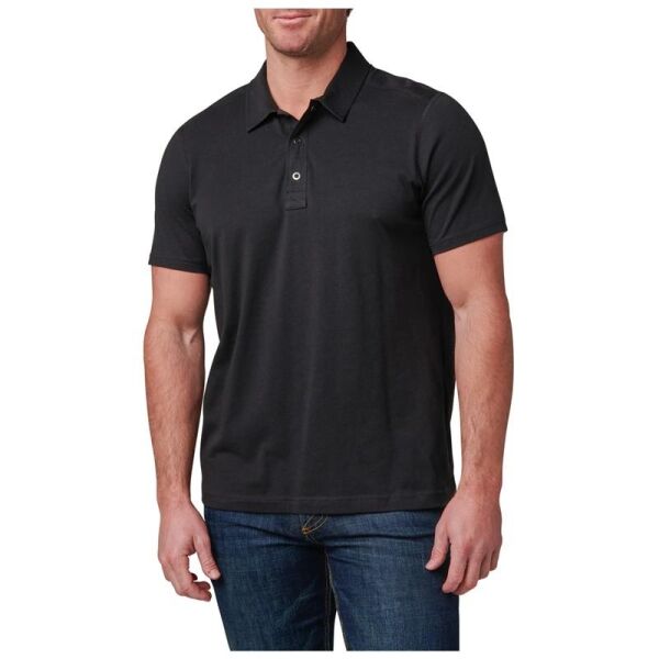 5.11 Archer S/S Polo 2.0 Kısa Kol Siyah T-Shirt