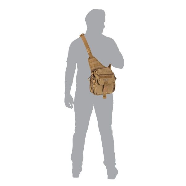 5.11 Push Pack Omuz Çantası 6 Lt SIYAH