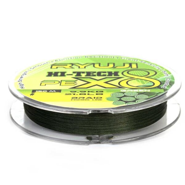 Ryuji Hi-Tech x8 Green İp Misina 150mt