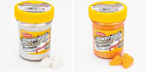 Berkley Powerbait Natural Scent Glitter Trout Bait Bloodworm Alabalık Hamuru