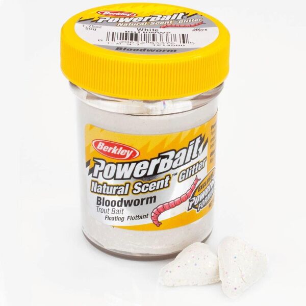 Berkley Powerbait Natural Scent Glitter Trout Bait Bloodworm Alabalık Hamuru
