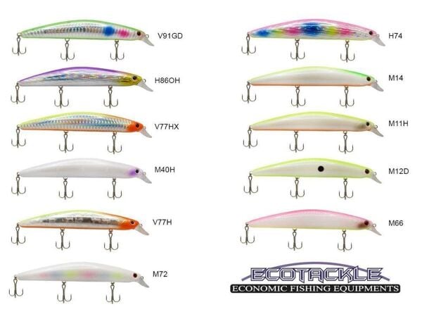 Ecotackle Ultimate Bass 125F 12.5 cm 21 gr Suni Yem