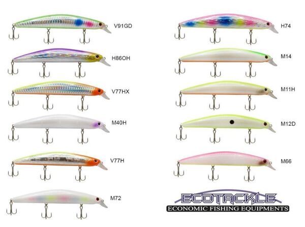 Ecotackle Ultimate Bass 125F 12.5 cm 21 gr Suni Yem