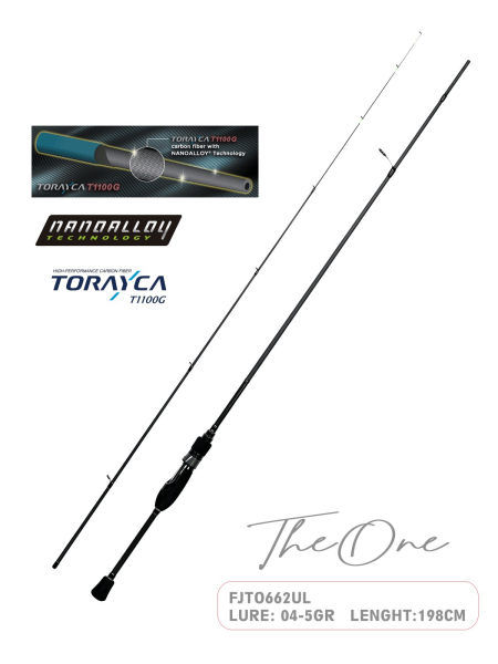 Fujin TheOne 198cm 04-5gr LRF Kamışı 662UL