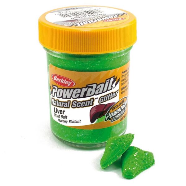 Berkley Powerbait Natural Scent Glitter Trout Bait Liver Alabalık Hamuru