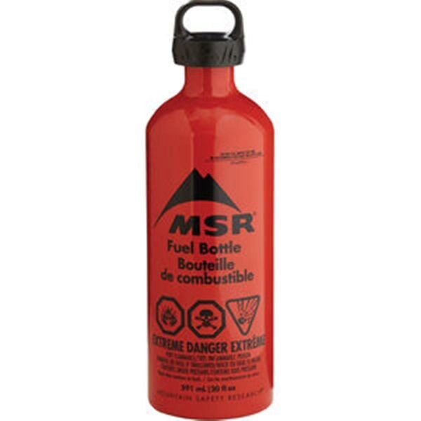 MSR 20 oz Fuel Bottle CRP Cap Yakıt Şişesi kırmızı