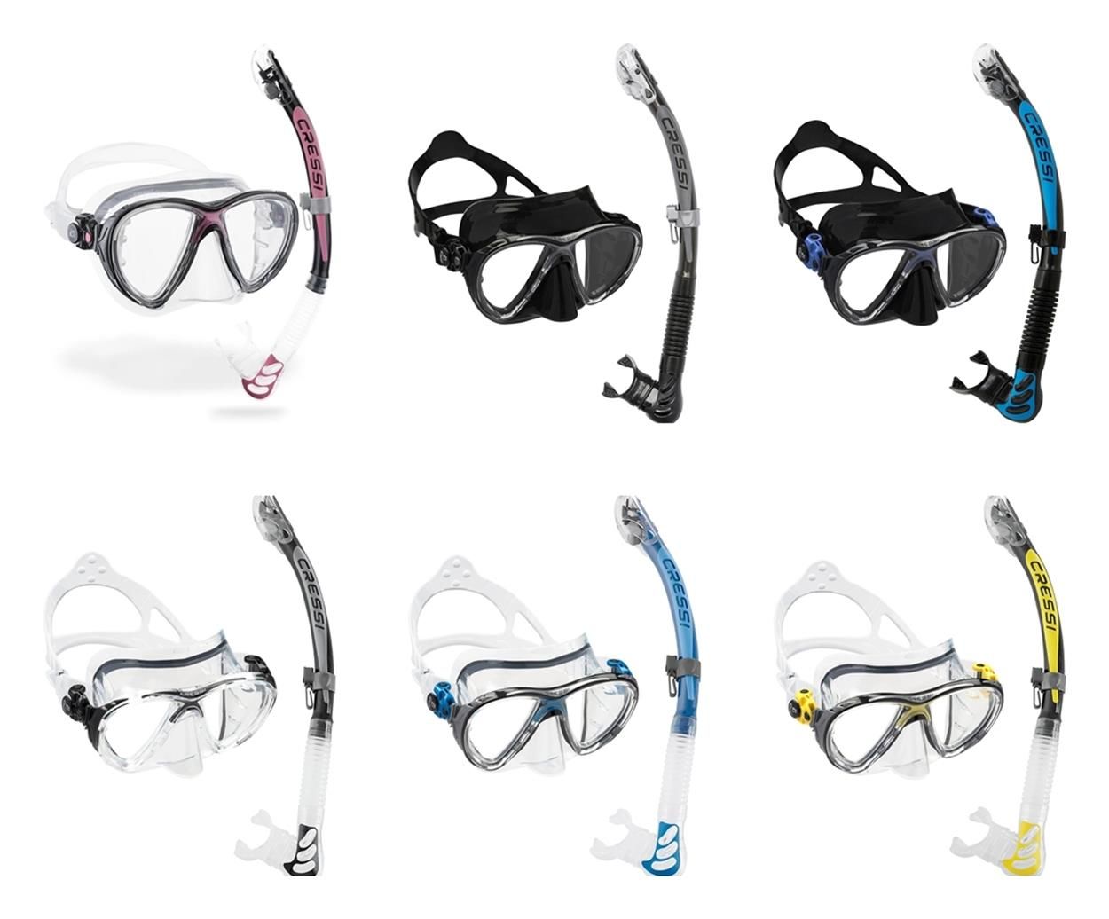 Cressi Big Eyes Evolution+Alpha Ultra Dry Maske Şnorkel Set