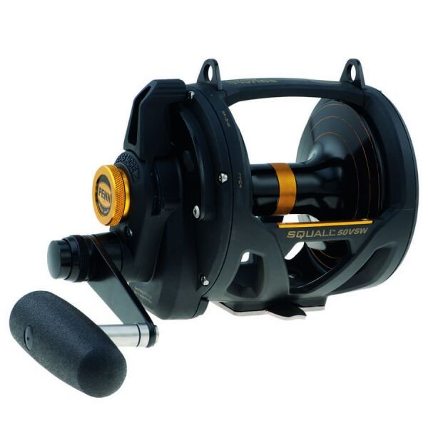 Penn Squall Lever Drag 2 Speed Trolling Olta Makinesi Standart - 50VSW