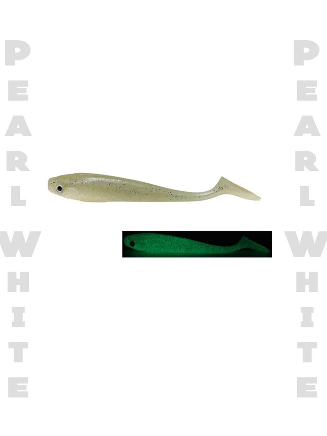 Fujin Duck Tail 9 cm Silikon Balık PEARL WHİTE