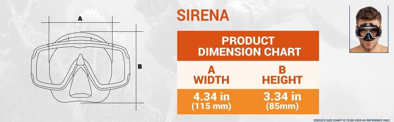 Cressi Sirena Yüzücü Maskesi