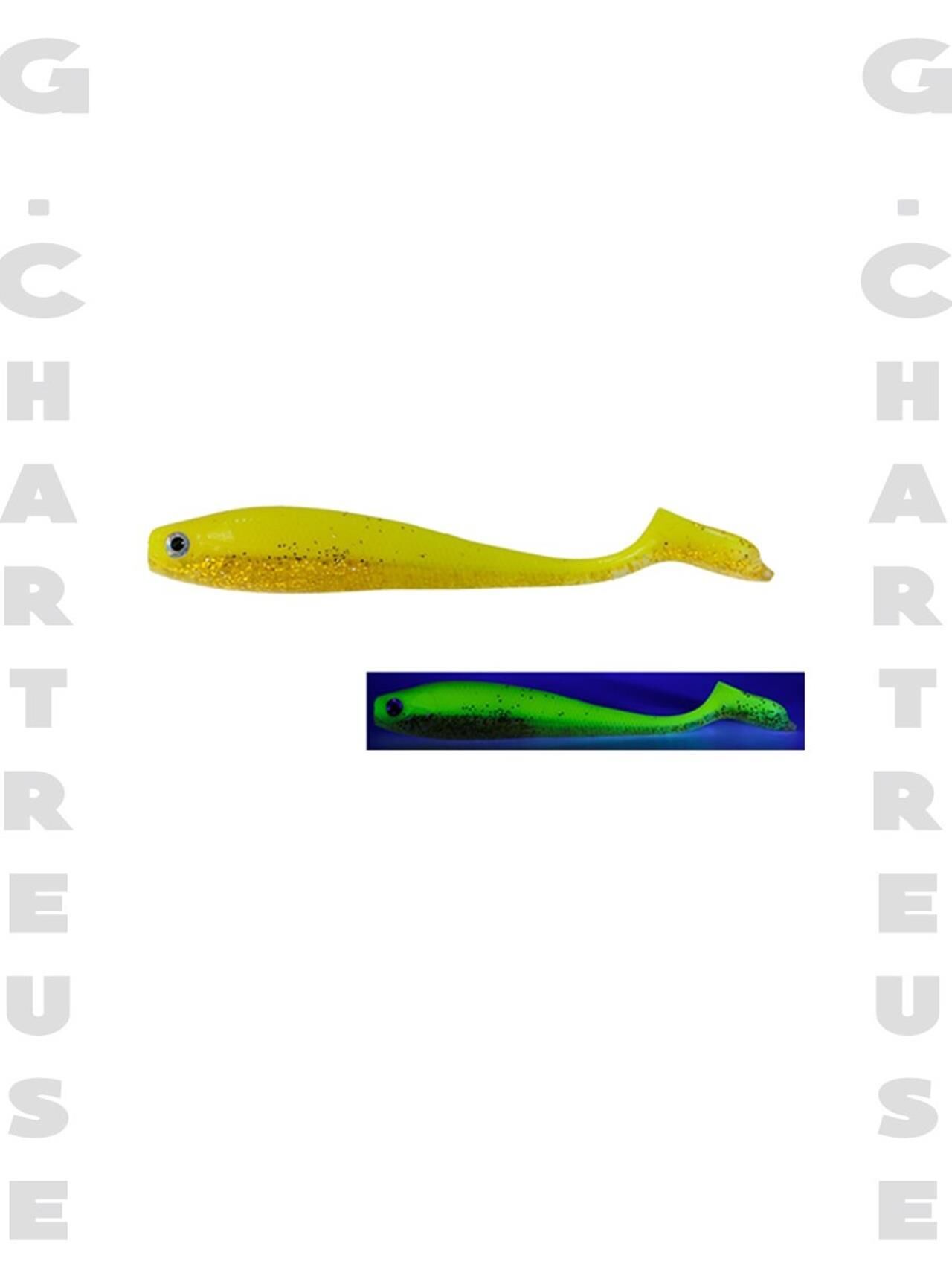 Fujin Duck Tail 9 cm Silikon Balık G-Chartreuse