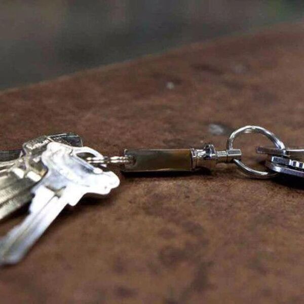 Key-Bak #1123cylindical Çek-Ayır Anahtarlık Halkası