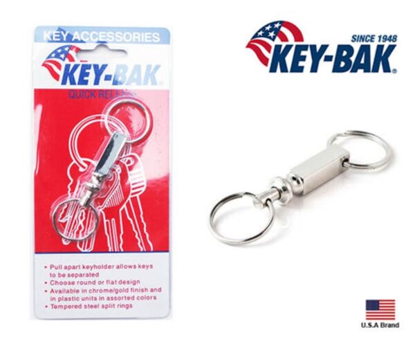 Key-Bak #1123cylindical Çek-Ayır Anahtarlık Halkası