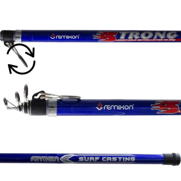 Remixon Strong 420 cm 100-250 gr Tele Surf Kamış MAVİ