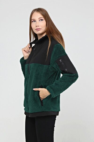 North Trace Gecko Kapüşonlu Kadın Welsoft Polar Nefti - L