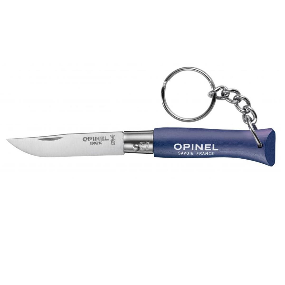 Opinel No 4 Anahtarlıklı Paslanmaz Çelik Çakı Koyu Mavi