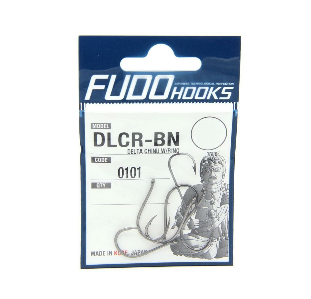 Fudo Delta Chinu W/Ring Black Nikel Olta İğnesi