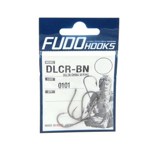 Fudo Delta Chinu W/Ring Black Nikel Olta İğnesi