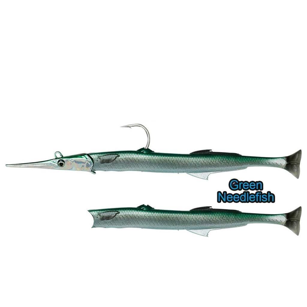 Savage Gear Needlefish Pulsetail 2+1 14cm 12gr Suni Yem Green Needlefish