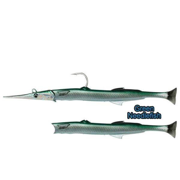 Savage Gear Needlefish Pulsetail 2+1 14cm 12gr Suni Yem Green Needlefish
