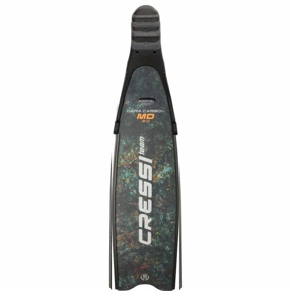 Cressi Gara Turbo Carbon MD Dalış Paleti Camo Green - 44 - 45