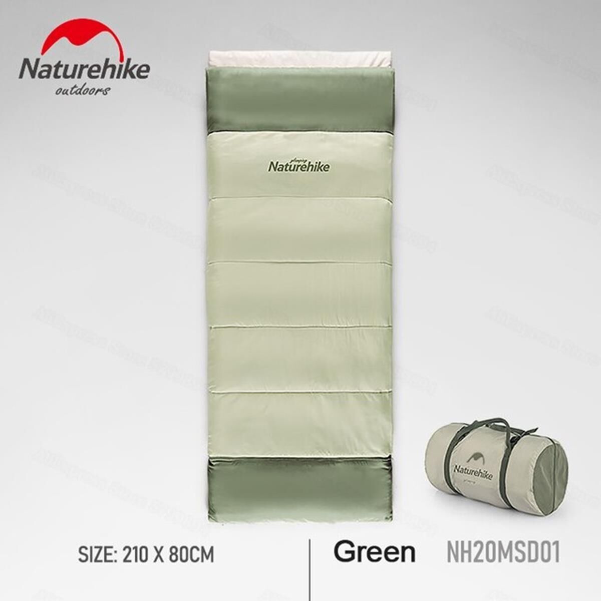 Naturehike Stitchable E200 Comfortable Pamuklu Uyku Tulumu -5°C Swampland