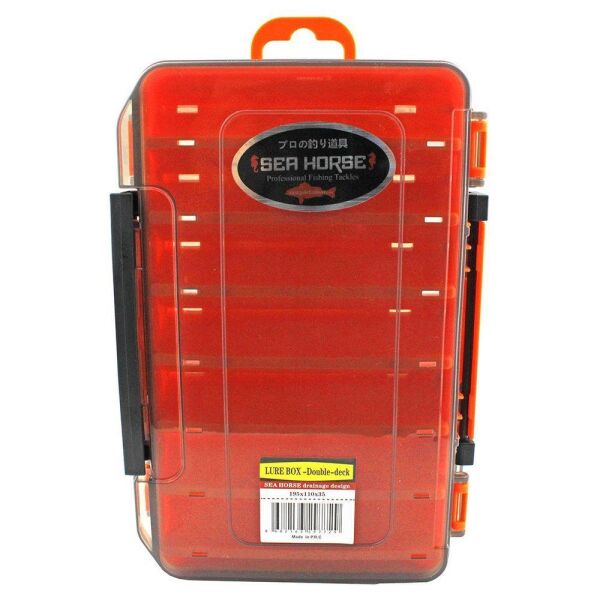 Sea Horse Lure Box Çift Taraflı 195*110*35 cm ( L ) Suni Yem Kutusu MAVİ