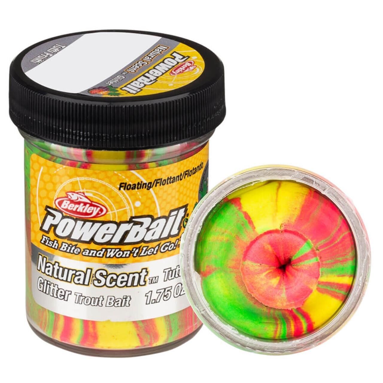 Berkley Powerbait Natural Scent Glitter Trout Bait Fruits Alabalık Hamuru Tutti Frutti