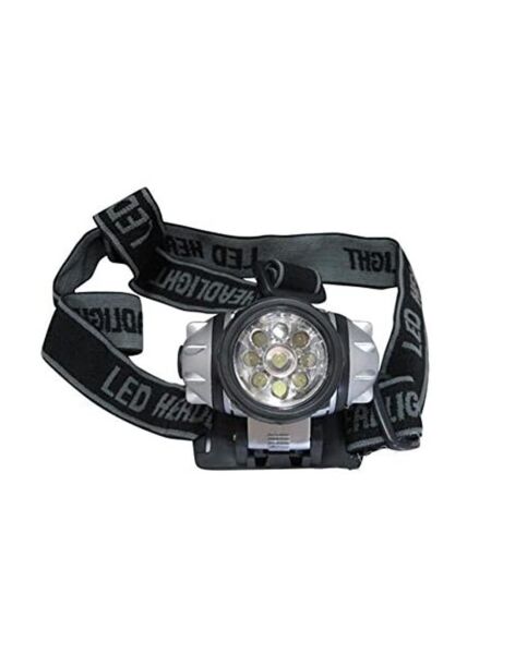 Black Watton 9 Led Head Lamp Kafa Feneri