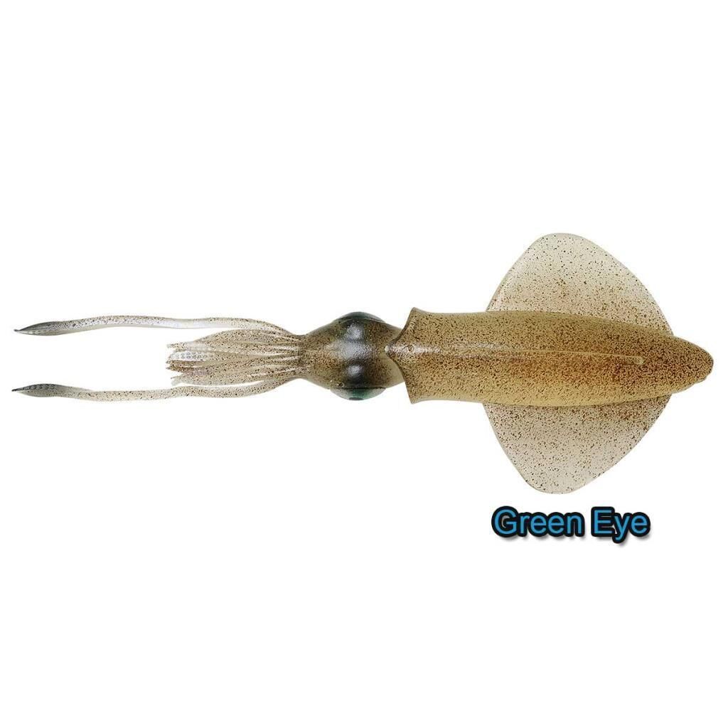 Savage Gear Swim Squid 12,5cm 11gr 3 Adet Silikon Yem Green Eye