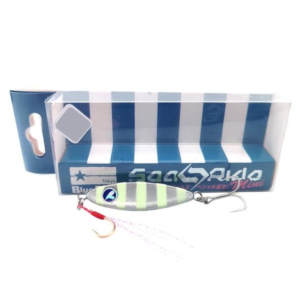 BlueBlue SeaRide 9Gr Mini Jig Yem ZEBRA GLOW