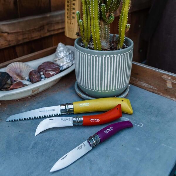 Opinel Inox Üçlü Bahçe Seti ( Paslanmaz ve Karbon Çelik Bahçe Bıçağı )