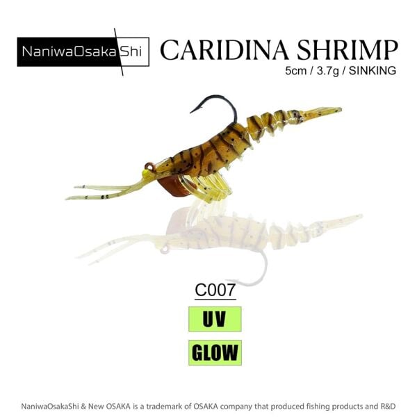 Osaka Caridina Shrimp 5 cm 3.5 gr Silikon Karides Yem C007