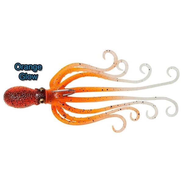 Savage Gear Octopus 120gr 16cm Silikon Yem UV Orange Glow